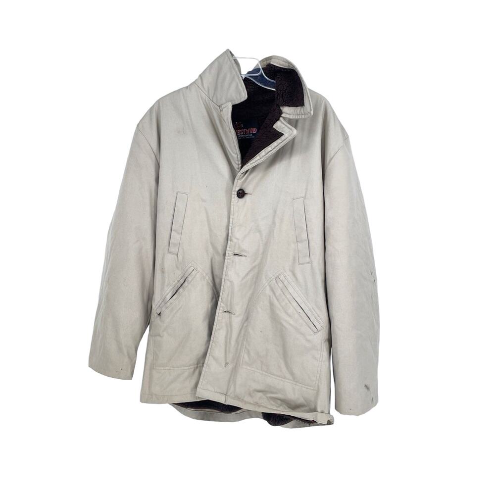 WestWind Beige Men's‎ Sportswear Jacket - Size Large